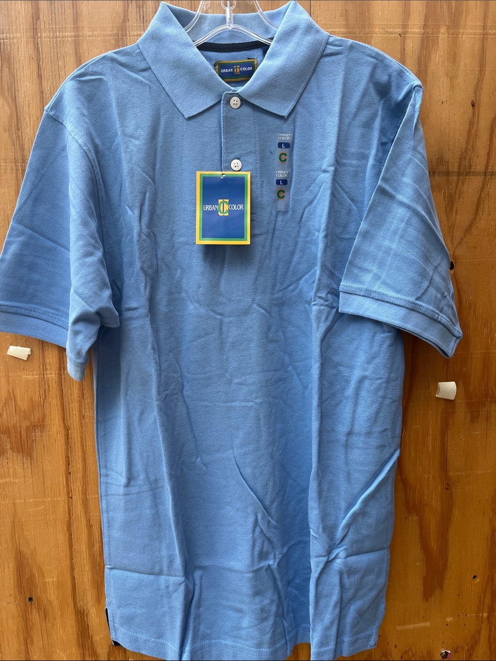 Urban Color Light Blue Polo Shirt